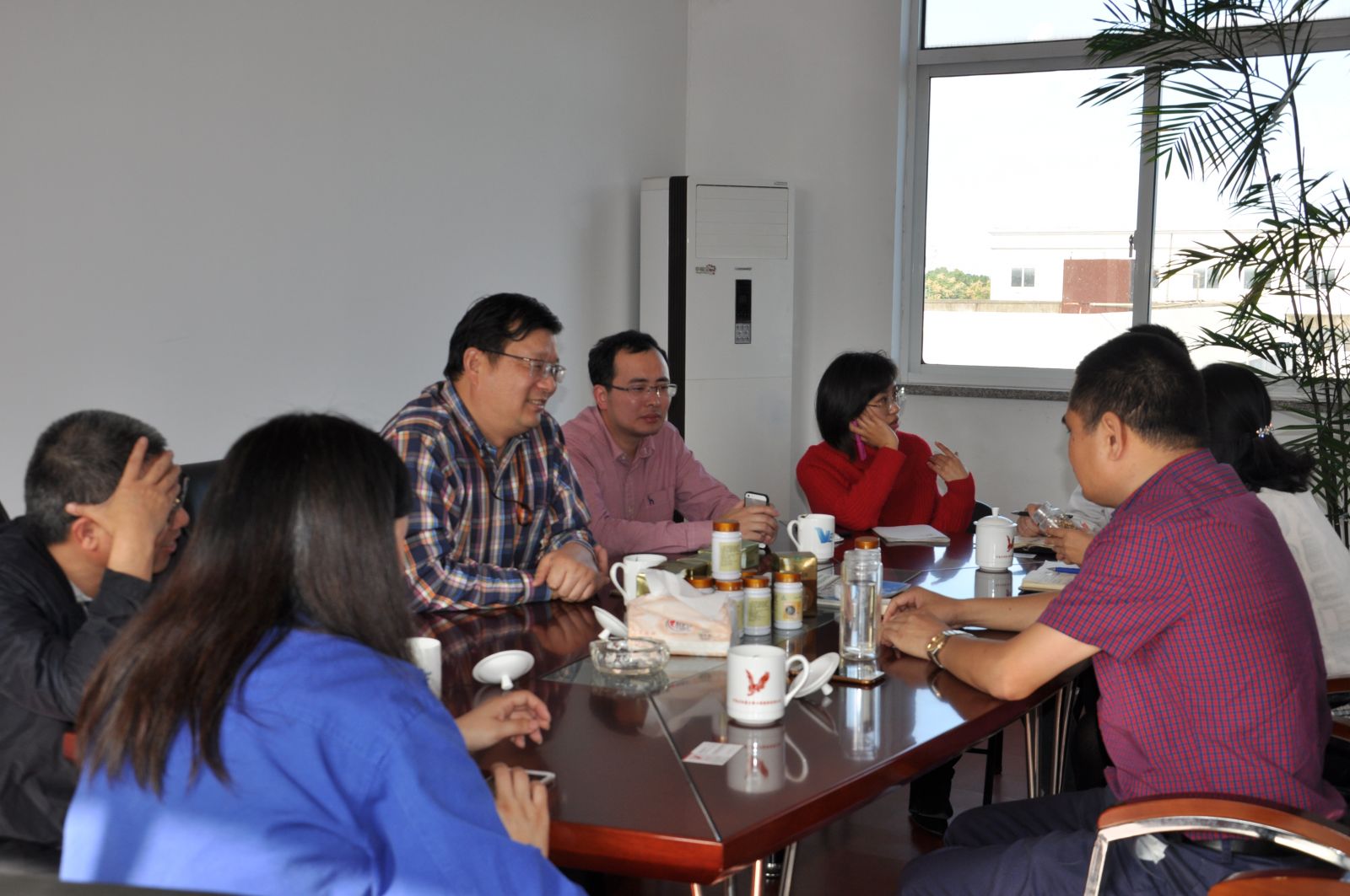 热烈欢迎镇海科技局莅临我司参观指导